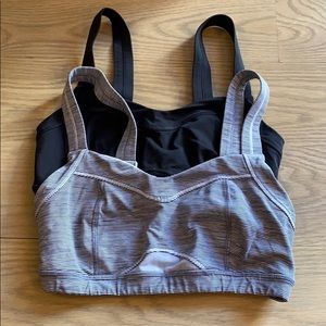 2pc Lululemon sports bra bundle, size 6